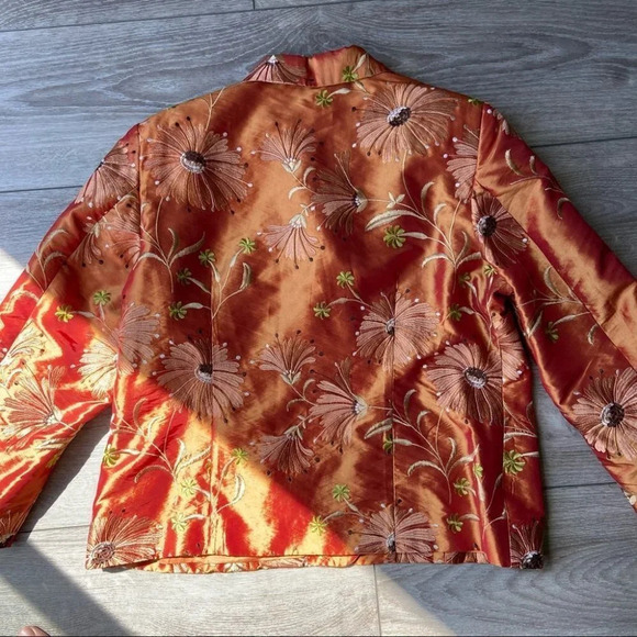Vintage Vida  Petites Floral Embroidery Blazer - Picture 9 of 16